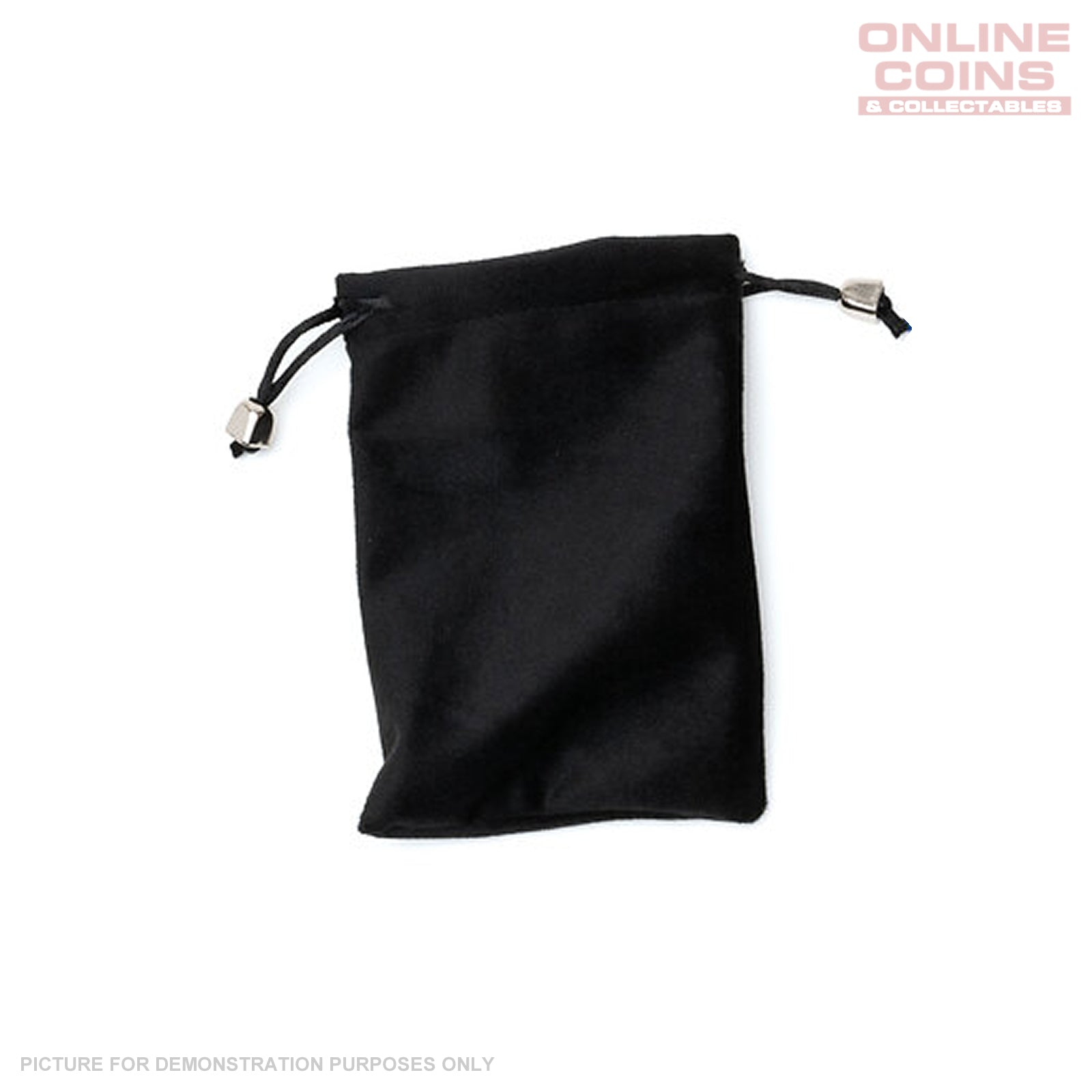 Lighthouse Velour Coin Pouch Large - Black